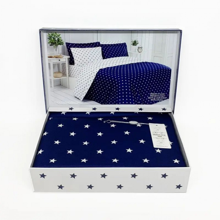 Постельное белье Maison D'or STARS NAVY евро