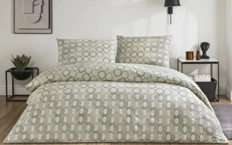 Постільна білизна TAC Galen gri ранфорс євро