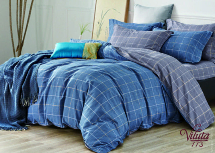 Постельное белье Вилюта 546 сатин-твилл двуспальный Постільна білизна Вілюта 773 сатин-твілл двоспальний