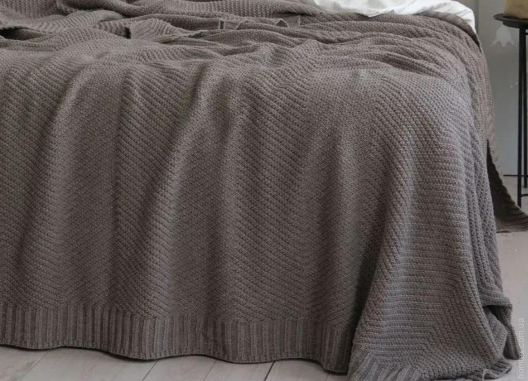 Плед - Покрывало La Modno Wool Cotton Balance Mink 220х240 см
