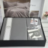 Постельное белье Romeo Home Viars серый сатин евро