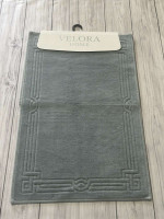 Набор ковриков для ванной Velora Home 50x60 см + 60x100 см, модель V17 серые