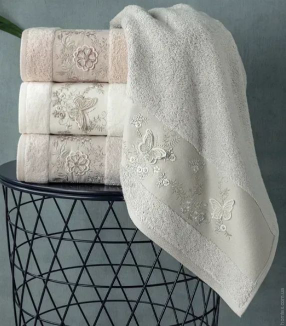 Набір махрових рушників Pupilla із 4-х шт. 70x140 см, модель 56