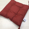 Подушка для стула Vende Classic с завязками 40x40x5 см красный