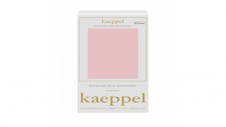 Простынь на резинке трикотажная Kaeppel 90-100х200+25 см цвет светло-розовый