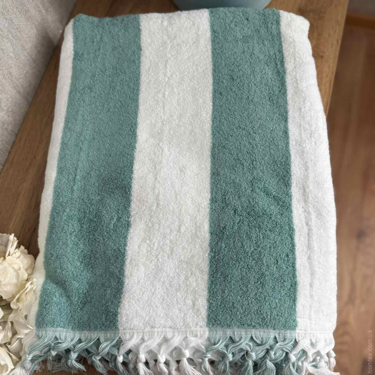 Пляжний рушник - пештемаль махра 105х180 см. модель 14