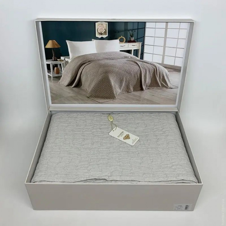 Плед Diamond LUIZA GREY 240x260 см