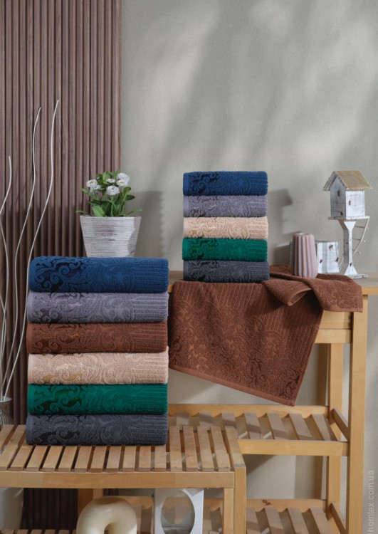 Набір махрових рушників Geylin 70x140 см з 6 штук, модель 5