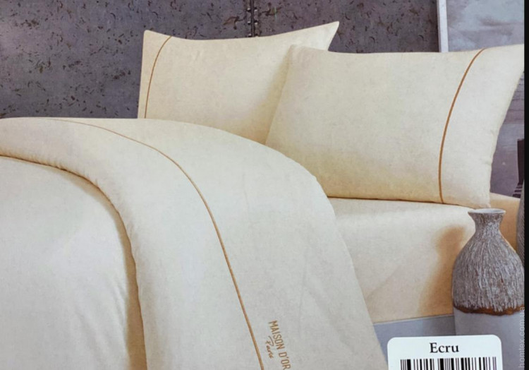 Постільна білизна Maison Dor Spring cotton ecru євро