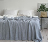 Плед - Покривало La Modno Wool Cotton Balance Sky Gray 130х170 см