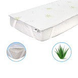 Наматрацник Mirson Alberto Cotton Aloe Vera 120x200 см, №1018 (звичайний на гумці по кутах)