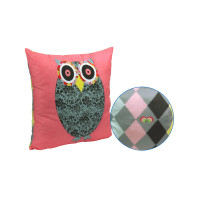 Декоративная подушка Руно 306 Owl Grey 50x50 см