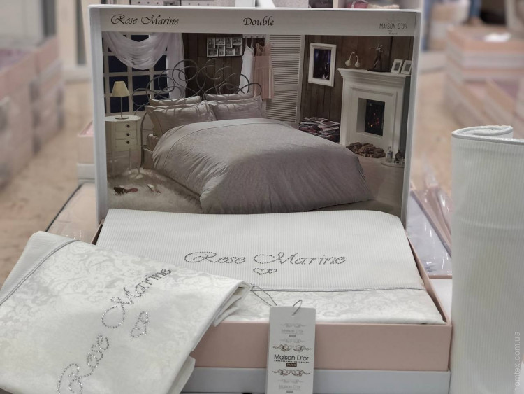 Постільна білизна Maison Dor Rose Marine White сімейна
