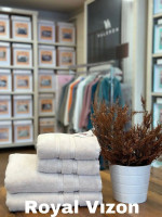 Махровое полотенце Tac Royal micro cotton Vizon 70х140 см