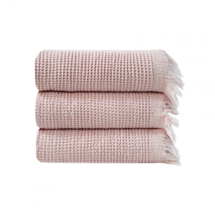 Полотенце Lotus Home Rius light pink светло-розовое 50х100 см