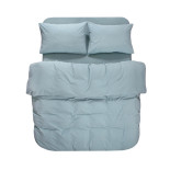 Постельное белье Lotus Home Washed cotton Kansas голубой евро