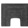 Килимок для ванної PHP Sirio carbonio 50x40 см з вирізом під унітаз Килимок для ванної PHP Sirio carbonio 50x40 см з вирізом під унітаз