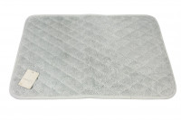 Махровое полотенце - коврик для ног Maisonette Diamond серый 45х65 см