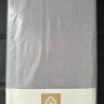 Простирадло на гумці з наволочками з фланелі Cotton Collection 160х200 см + 25 см Сіра