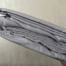 Простирадло на гумці з наволочками з фланелі Cotton Collection 160х200 см + 25 см Сіра