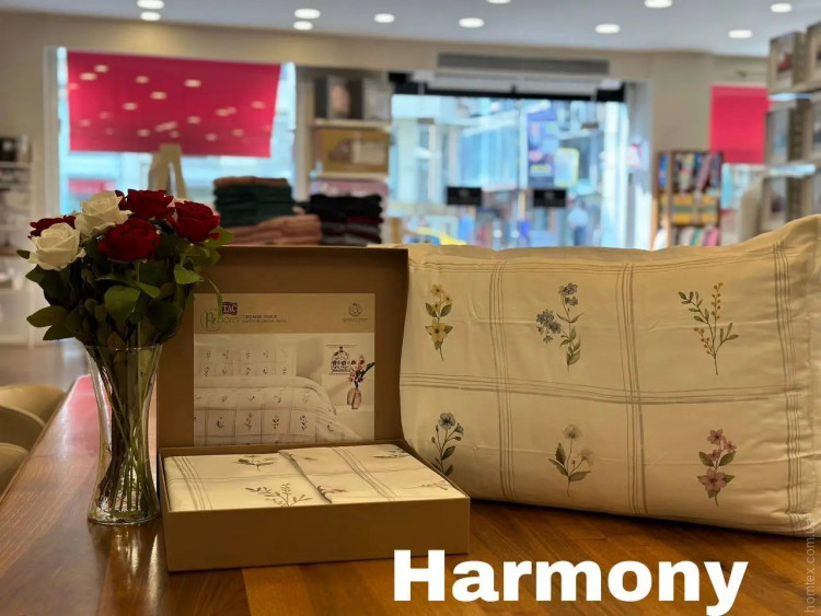 Постільна білизна TAC Reborn Harmony yesil (зелена) євро