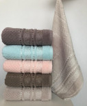 Набор махровых полотенец Cestepe Cotton Jacquard Senfony из 6 штук 70х140 см