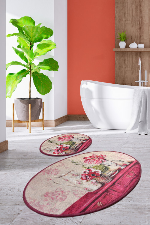 Набор ковриков для ванной Chilai Home VINTAGE DJT 60x100 см + 50x60 см