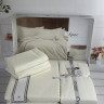 Постельное белье Romeo Home Spew молочный сатин евро