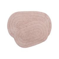 Набор ковриков для ванной Shalla Edna gul розовый 40х60 см + 50х100 см 