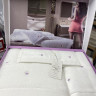 Набор махровых полотенец Maison Dor Soft Hearts white - dark lilac из 3-х штук