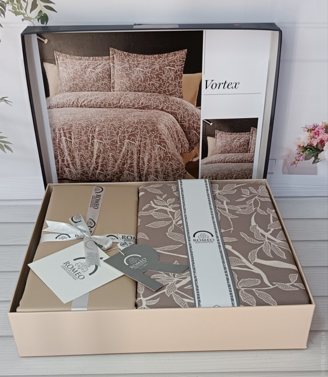 Постельное белье Romeo Home сатин - жаккард Vortex евро