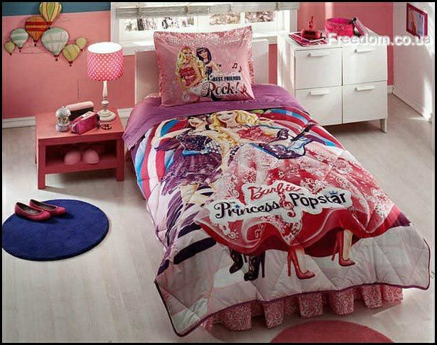 Покрывало TAC Barbie Princess Popstar 160x220 cm.