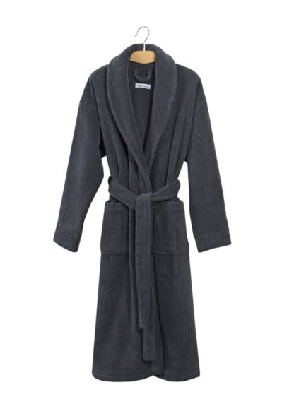 Халат махровый Lotus Home Bold New antrasit XL