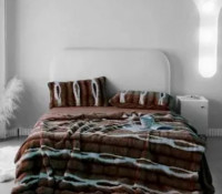 Плед - Покрывало Home Textile Sable 200x230 см с искусственного меха модель 11