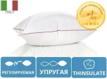 Подушка Mirson антиаллергенная Deluxe Thinsulate высокая регулируемая 50x70 см