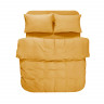 Постільна білизна Lotus Home Washed cotton Kansas жовтий євро