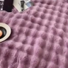 Плед - Покривало Home Textile Sable 200x230 см із штучного хутра бузкове