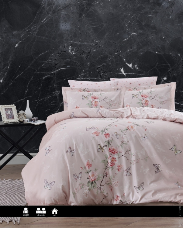 Постельное белье First Choice Matilda powder сатин люкс семейный