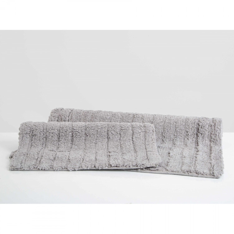 Набор ковриков Irya - Jan gri серый 60х90 см + 40х60 см