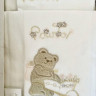 Постільна білизна Tivolyo Home Lovely Bear бежева для новонароджених