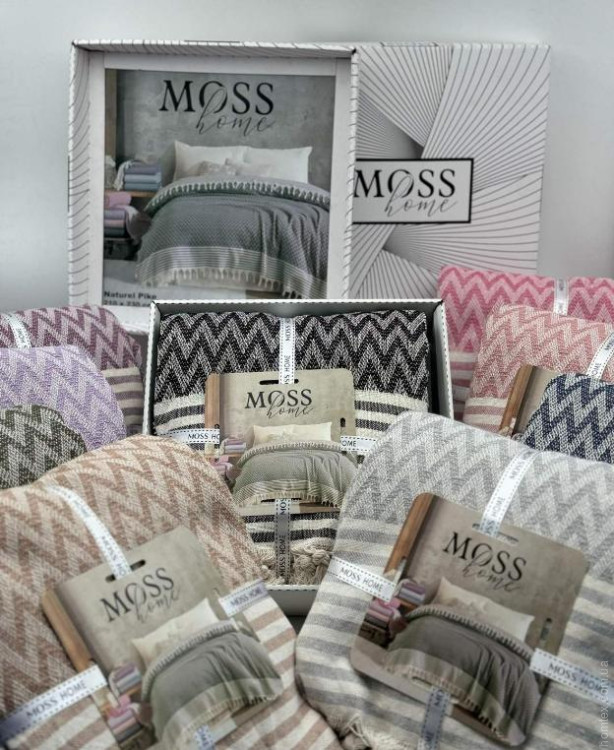 Покрывало - пике вафельное Moss Home 210x230 см модель 17