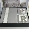 Постельное белье Romeo Home светло-серый сатин евро