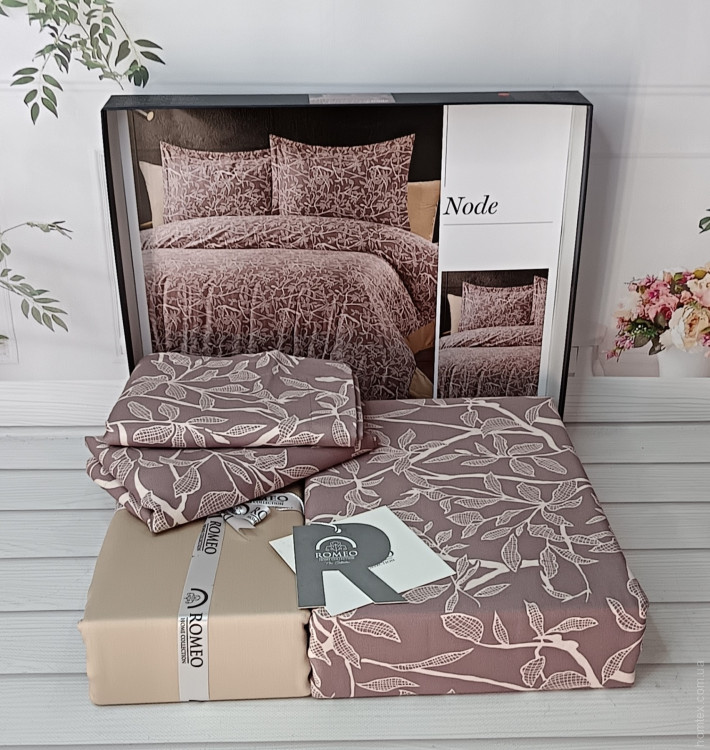 Постельное белье Romeo Home сатин - жаккард Node евро Постельное белье Romeo Home сатин - жаккард Node евро