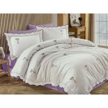 Постельное белье Maison D'or LAVENDER EMBROIDERY LILAC евро