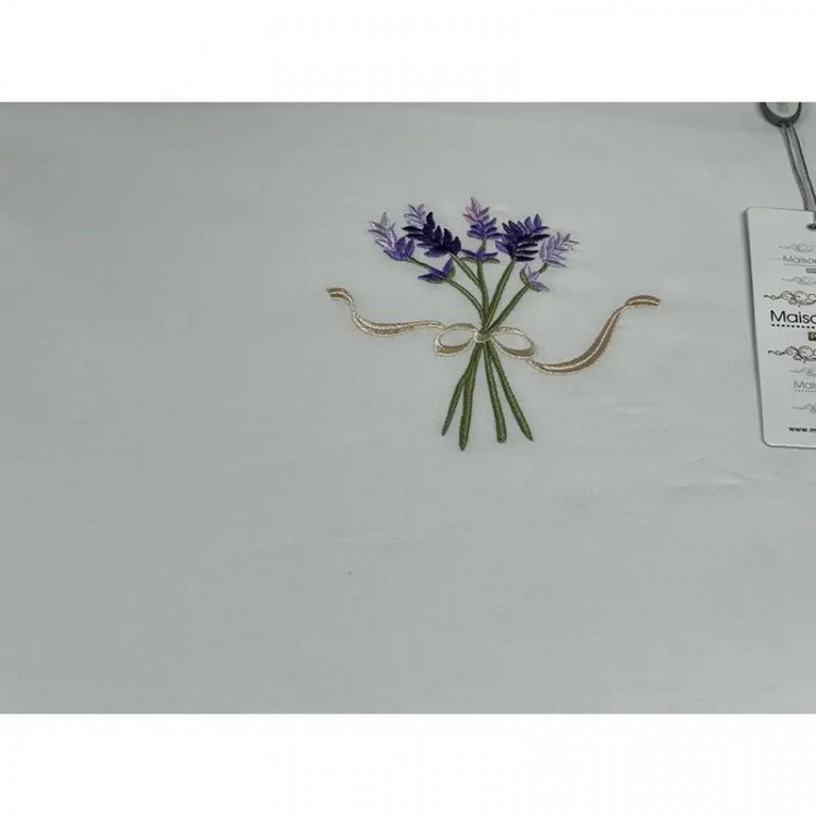 Постільна білизна Maison D'or LAVENDER EMBROIDERY LILAC євро