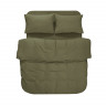 Постільна білизна Lotus Home Washed cotton Kansas зелений євро