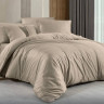 Постільна білизна Sarev Monochrome natural beige сатин люкс сімейний