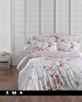 Постельное белье First Choice Matilda white сатин люкс семейный