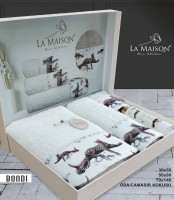 Набор полотенец La Maison Bondi из 3 шт. 30х50 см+ 50х90 см +70x140 см с парфюмом