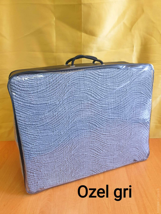 Набор чехлов на 3-х местный диван + 2 кресла Zeron Волна Ozel gri